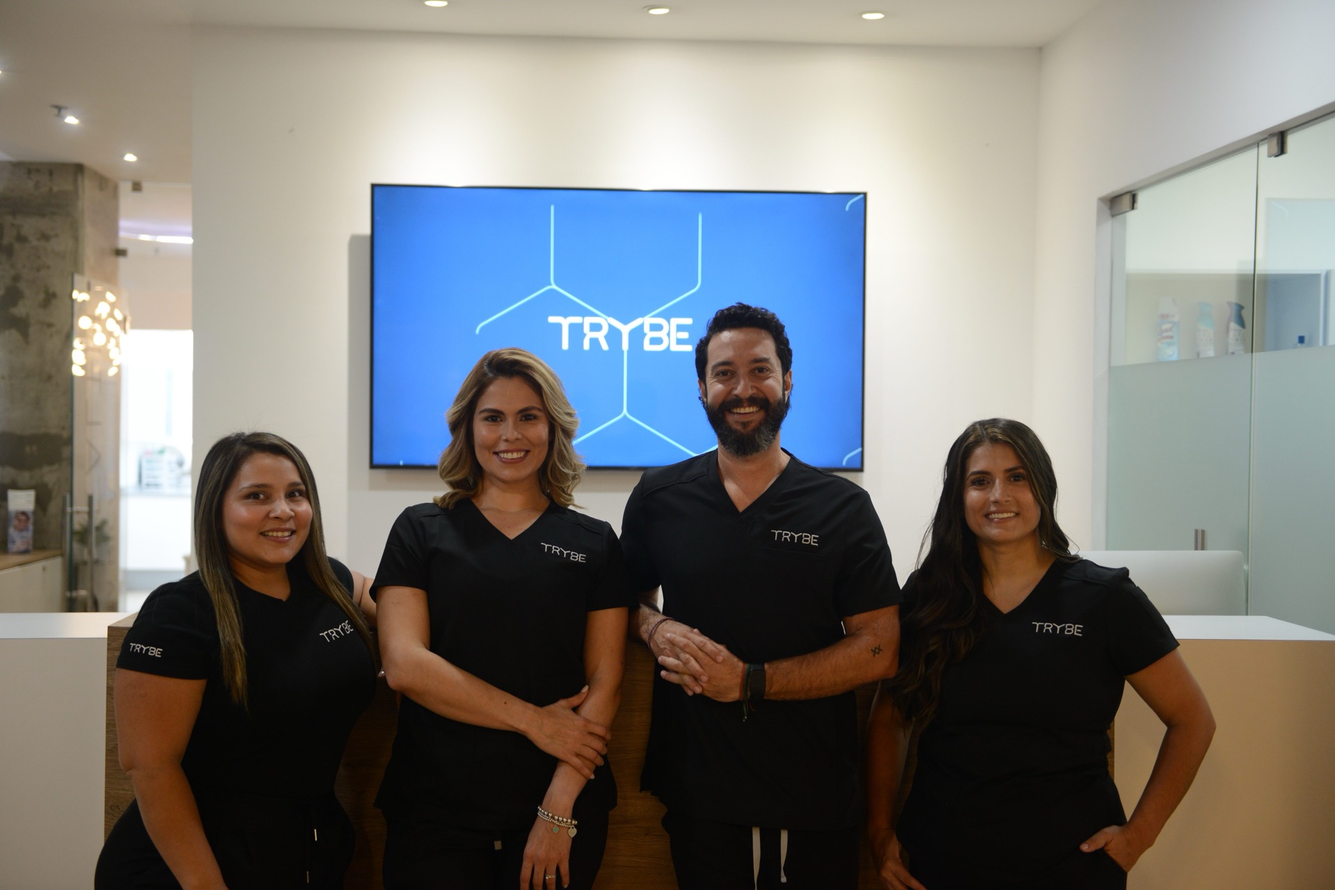 The TRYBE dental team — specialists in biological and minimally invasive veneers